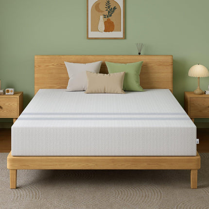 25cm Queen Reversible Gel Memory Foam Mattress BedStory Medium & Firm.