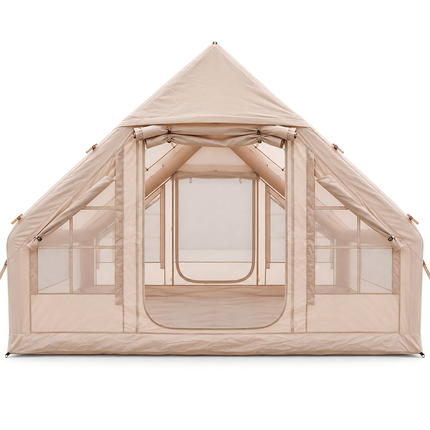 Weisshorn A-Frame Inflatable Air Tent with Mesh Windows, Family Glamping