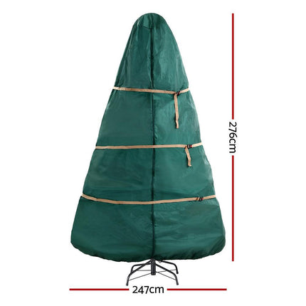 Jingle Jollys Christmas Tree Storage Bag Fits Up to 9ft Tree Xmas Bag Green.