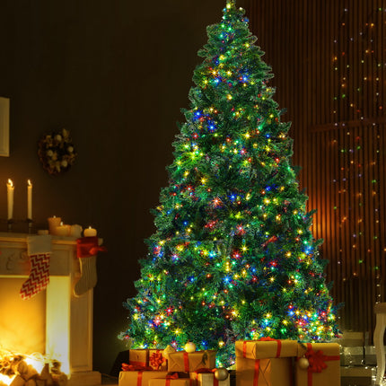 Jingle Jollys Christmas Tree 2.1m Xmas Tree Decoration 8 Light Mode Multi Colour.