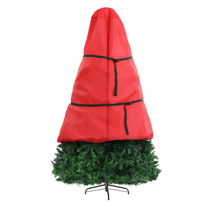 Jingle Jollys 2.4m Pre-Lit Christmas Tree 1488 LED Green with Red Storage Bag