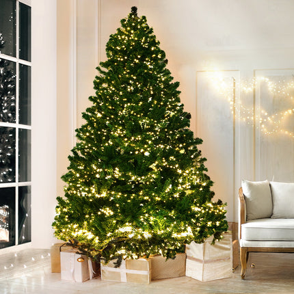 Jingle Jollys Christmas Tree 1.8M Xmas Tree Decorations 1980 LEDs 8 Light Mode.