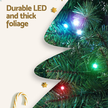 Jingle Jollys 10M Christmas Garland LED Lights Party Xmas Decorations 700 TIPS.