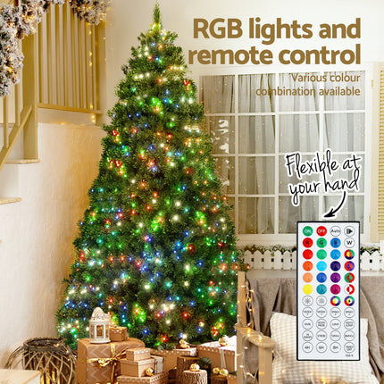 Jingle Jollys 10M Christmas Garland LED Lights Party Xmas Decorations 700 TIPS.
