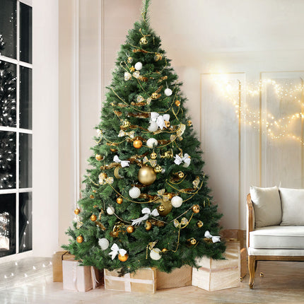 Jingle Jollys Christmas Tree 2.1M Xmas Tree Decorations Pine Needles 1584 Tips.