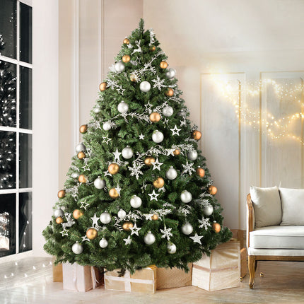 Jingle Jollys Christmas Tree 2.1M Xmas Tree Decorations Green 1250 Tips.