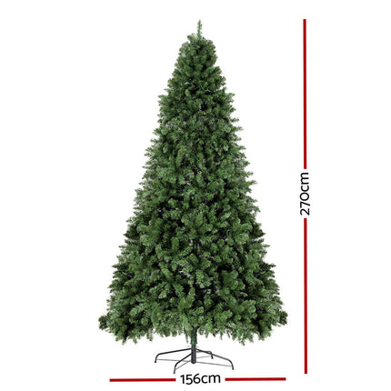 Jingle Jollys Christmas Tree 2.7M LED Xmas Tree Party Decorations 2590 Tips.