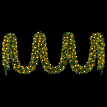 Jingle Jollys 20M Christmas Garland LED Lights Party Xmas Decorations 1400 Tips.