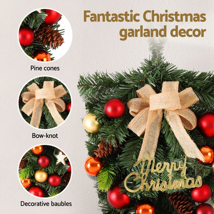 Jingle Jollys Hanging Christmas Garland 50CM Ornaments Party Decorations.