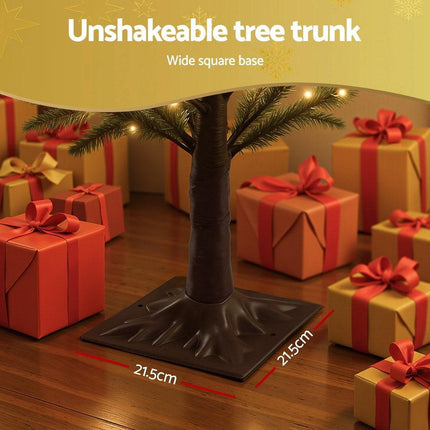 Jingle Jollys Christmas Tree 1.8M Pre-lit LED Xmas Tree 8 Modes Party Decoration.