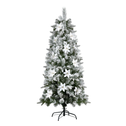Jingle Jollys Christmas Tree 1.8m Pink Xmas Tree Snowy Party Decor 810 Tips.