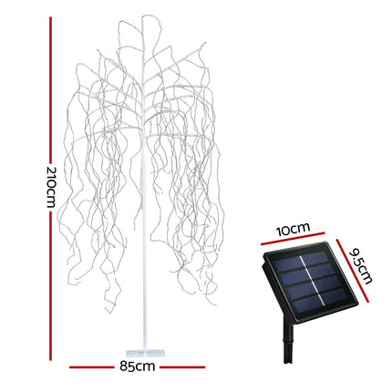 2.1M Christmas Tree 600 LED Solar Jingle Jollys.