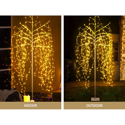2.1M Christmas Tree 600 LED Solar Jingle Jollys.