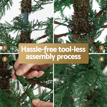 Jingle Jollys Christmas Tree 1.5M LED Xmas Tree Sparse 263 Tips Party Decoration.