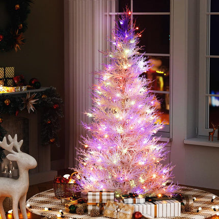 Jingle Jollys 1.8M LED Christmas Tree 8 Modes Adjustable Multi Color Light Snowy.