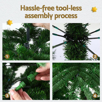 Jingle Jollys Christmas Tree 2.1M LED Sparse Xmas Tree 860 Tips Party Decoration.