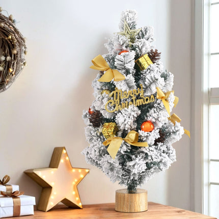Jingle Jollys Christmas Wreath 40CM Xmas Garland Baubles Ornaments Party Decor.