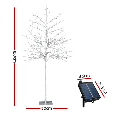 1.5M Christmas Tree 304 LED Solar Jingle Jollys.
