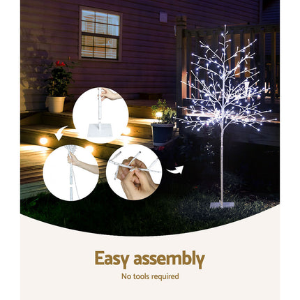1.5M Christmas Tree 304 LED Solar Jingle Jollys.