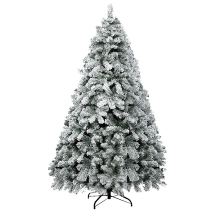 Jingle Jollys Christmas Tree 1.8m Snow Flocked Xmas Tree Decorations 468 Tips.