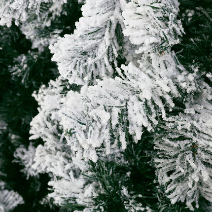 Jingle Jollys Christmas Tree 1.8m Snow Flocked Xmas Tree Decorations 468 Tips.