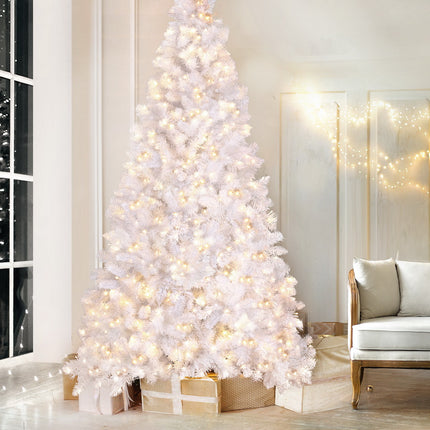 Jingle Jollys Christmas Tree 2.1m 500 LED Xmas Tree Decorations White 1260 Tips.