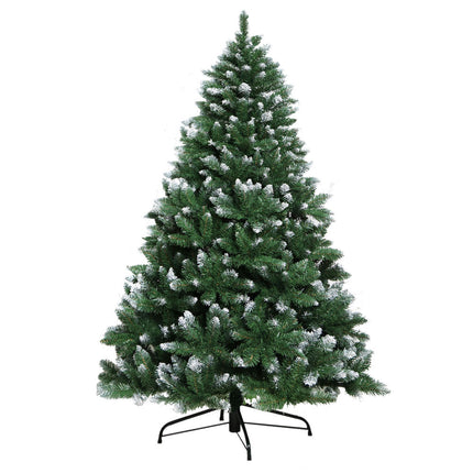 Jingle Jollys Christmas Tree 2.4m Snowy Xmas Tree Decoration 1225 Tips.