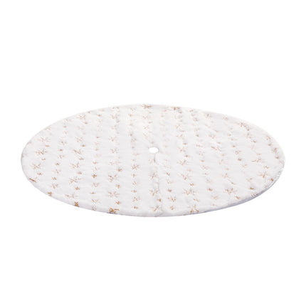 Jingle Jollys Christmas Tree Skirt 120cm Snowflake Ornaments Xmas Decorations.