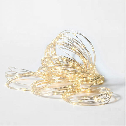 Jingle Jollys 3X3M Christmas Lights Curtain String Light 300 LED Warm White.