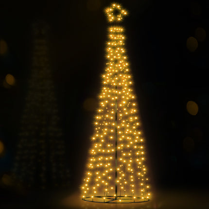 3.6M Christmas Tree LED Solar Warm Jingle Jollys.