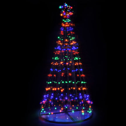 2.1M Christmas Tree 264 LED Solar Jingle Jollys.