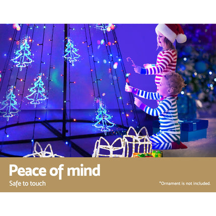 2.1M Christmas Tree 264 LED Solar Jingle Jollys.