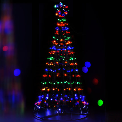 2.1M Christmas Tree 264 LED Solar Jingle Jollys.