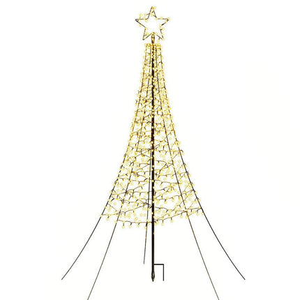 Jingle Jollys Solar Christmas Tree 2.1m 320 LED Net Lights Xmas Trees Decoration.