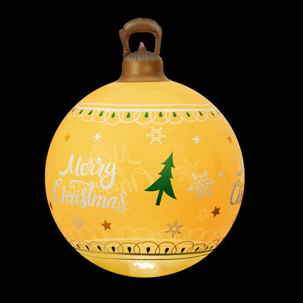 Jingle Jollys Christmas Inflatable Ball 60cm Led Illuminated Xmas Decoration.