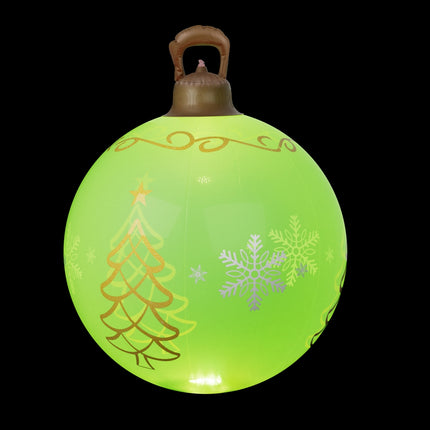 Jingle Jollys Christmas Inflatable Ball 60cm Led Illuminated Xmas Decoration.