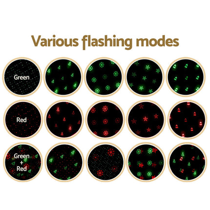 1X Projector Light Christmas Lights Laser Outdoor Decorations Jingle Jollys.