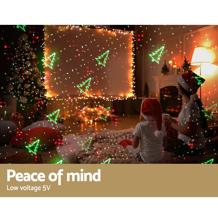 1X Projector Light Christmas Lights Laser Outdoor Decorations Jingle Jollys.