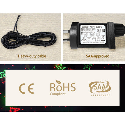 1X Projector Light Christmas Lights Laser Outdoor Decorations Jingle Jollys.