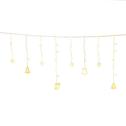 138 LED 3M Christmas Lights Icicle Light Warm White Jingle Jollys.