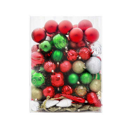 Jingle Jollys Christmas Wreath 60CM Garland Flowers Baubles Party Decorations.