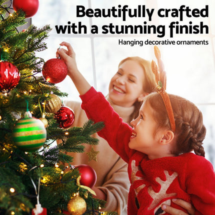 Jingle Jollys Christmas Wreath 60CM Garland Flowers Baubles Party Decorations.