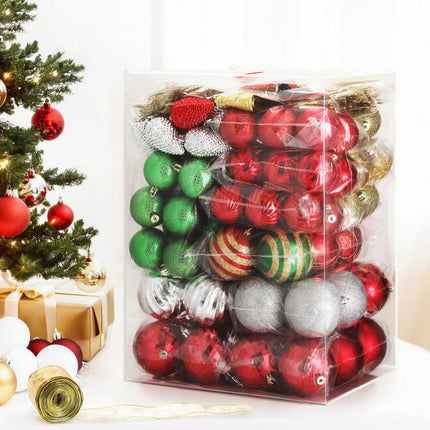 Jingle Jollys Christmas Wreath 60CM Garland Flowers Baubles Party Decorations.