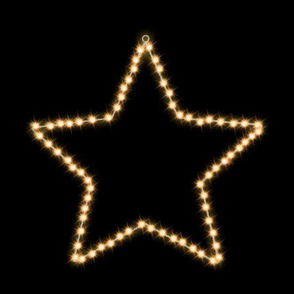 Jingle Jollys Christmas Lights 50cm Star 70 LED Xmas Decorations.