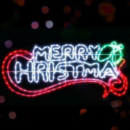 0.96M Christmas Lights Merry Christmas 288 LED Decorations Jingle Jollys.