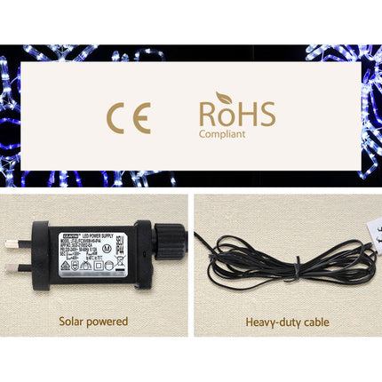 0.82M Christmas Lights 304 LED Snow Motif Light Decorations Jingle Jollys.