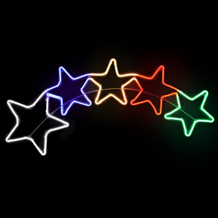 1.25M Christmas Lights Motif 560 LED Rope Light Outdoor Decoration Jingle Jollys.