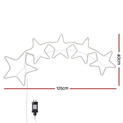1.25M Christmas Lights Motif 560 LED Rope Light Outdoor Decoration Jingle Jollys.