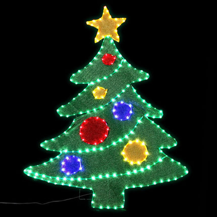 Jingle Jollys Christmas Lights 150cm Motif 220 LED Rope Light Outdoor Decoration.