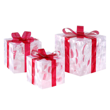 3 PCS Christmas Lights 70 LED Fairy Light Gift Box Jingle Jollys.